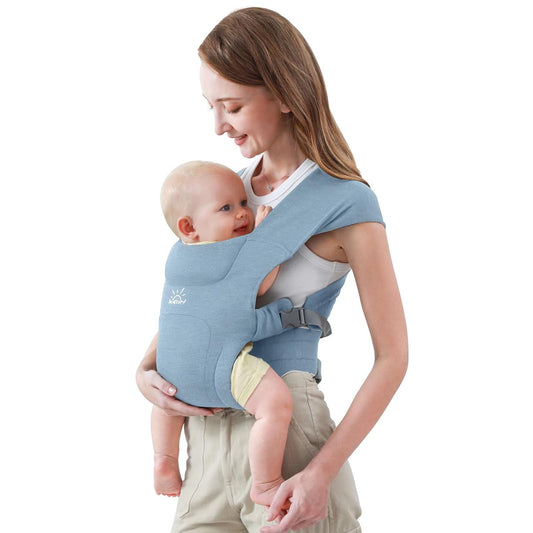 Newborn Carrier, MOMTORY Baby Carrier(7-25lbs), Cozy Baby Wrap Carrier